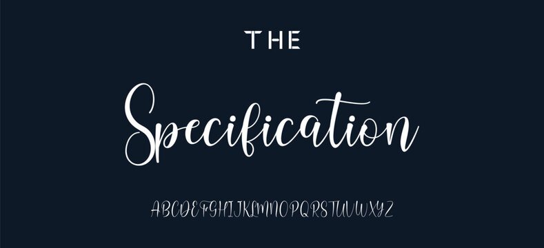 Hand drawn vector alphabet. Modern monoline signature script font. Elegant Signature Font. Best Alphabet Beautiful Calligraphy Signature Font