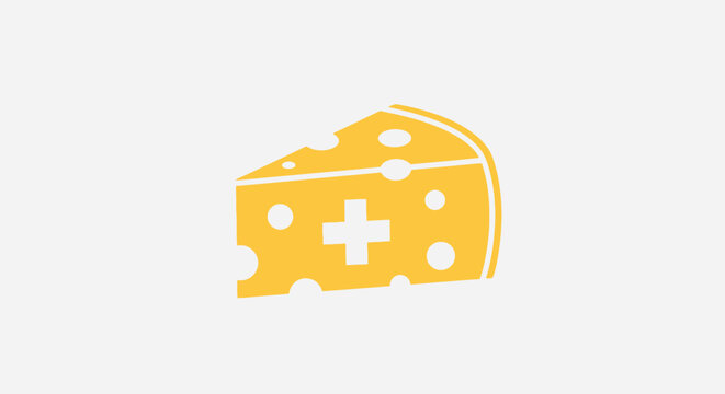 Swiss cheese with a plus sign.