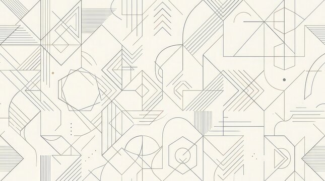 Minimalist abstract geometric line art pattern with subtle textures and a soft neutral beige background creating a sophisticated and modern design for graphic resources