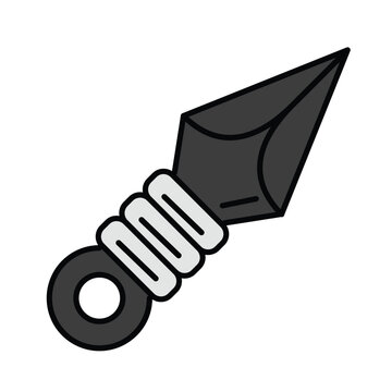 Ninja Kunai Throwing Knife Icon