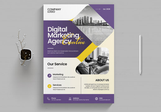 Digital Marketing Agency Flyer Template