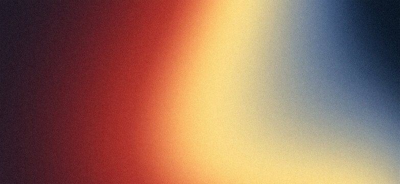 Abstract gradient background with soft texture and vibrant multi color blurred light effect