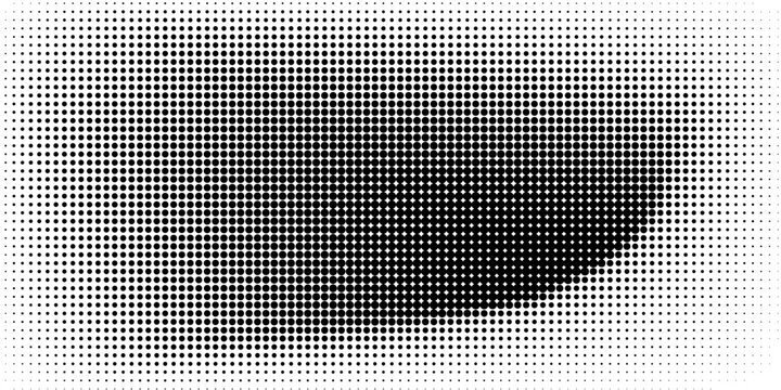 Latar belakang gradien halftone grunge. Tekstur kebisingan grit yang memudar. Wallpaper pasir putih dan hitam
