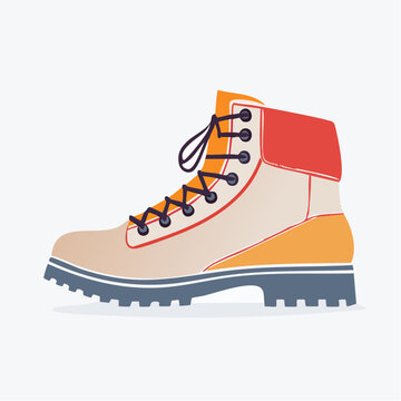 Illustration of a Hiking Boot