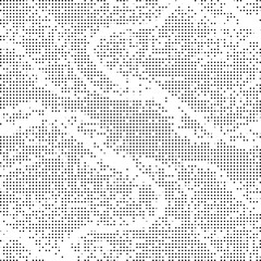 Fototapeta premium Abstract black and white texture isolated on transparent background