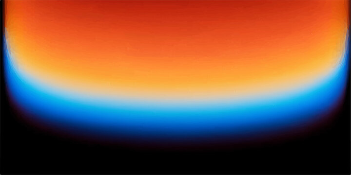 Abstract colorful background vector illustration featuring a bright rainbow spectrum with motion blur and light energy waves in a creative blue and orange space design