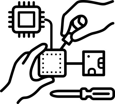 DIY IoT and Electronic Circuit Project Icon