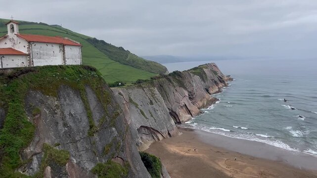 San Telmo in Zumaia, Church