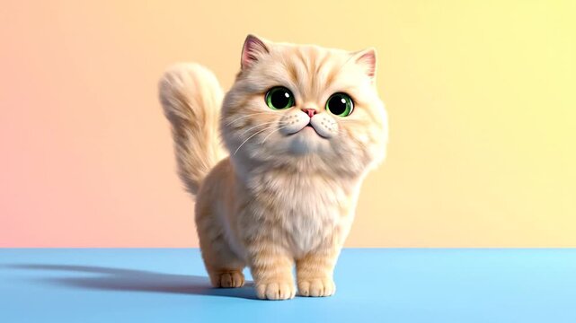 Cartoon cat illustration