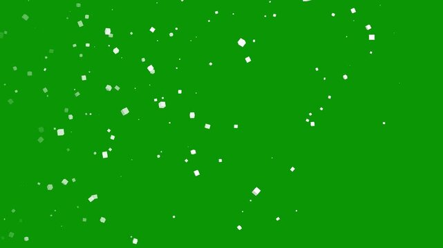 Dark fire sparks flying overlay,slow rising ash effect, glowing ember dust particles, cinematic burning flakes animation, 4k fire storm visual effect, green background isolated,