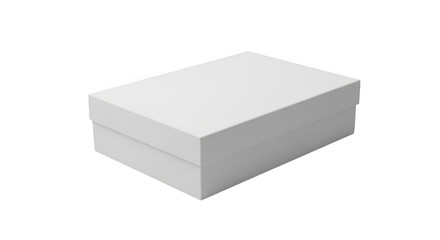 Fototapeta premium Simple white rectangular box