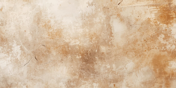 Vintage brown aged wood texture background featuring a stained grunge paper surface with a rough antique parchment design and ancient textured wall art