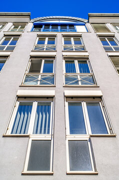 part of a typical apartment house in austria