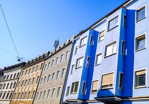 part of a typical apartment house in austria
