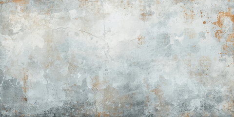 A vintage blue grunge wall texture with a clean ice pattern and cold winter snow drops on a dirty old concrete surface background design © maya
