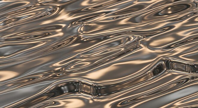 A calm blue ocean surface ripples with natural liquid patterns, creating an abstract reflection of light across the flowing wet texture of the sea and sand