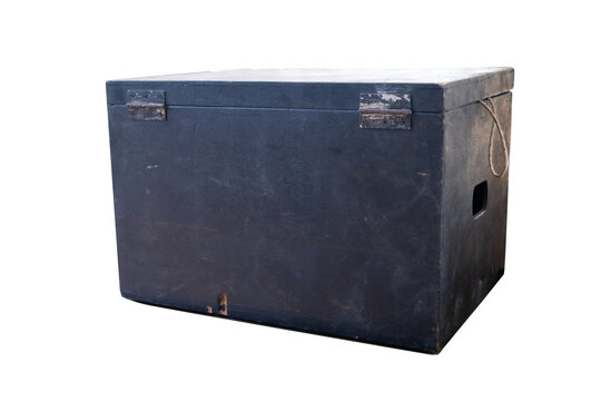 Old wooden storage chest