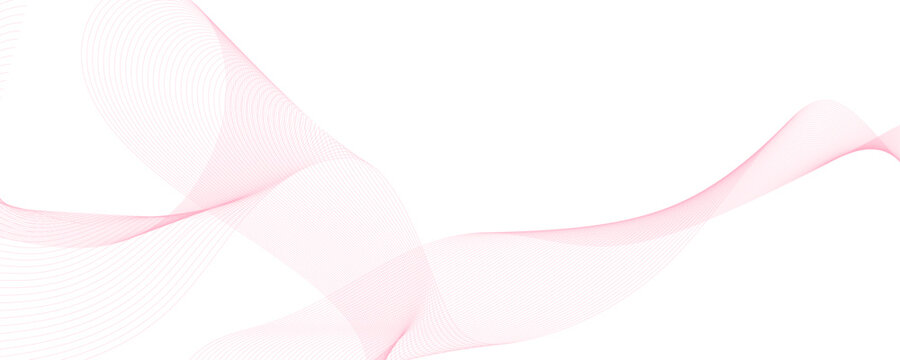 Clean Minimal Line Wave Background Design. Elegant Digital Wave Flow Illustration