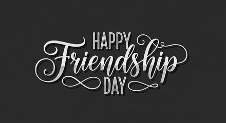 Fototapeta premium Happy Friendship Day Greeting Design
