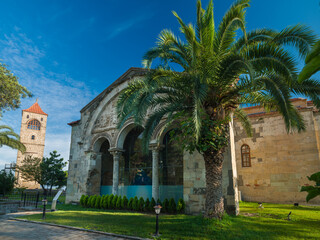 Naklejka premium Trabzon Hagia Sophia museum. Türkiye travel destinations. Trabzon city center, Türkiye 