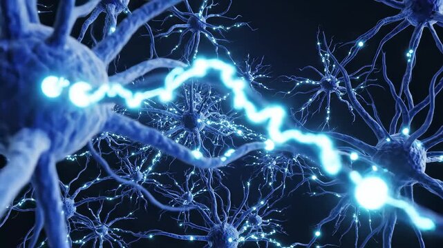 Neurons in the brain perfect for UI/UX design and motion graphics