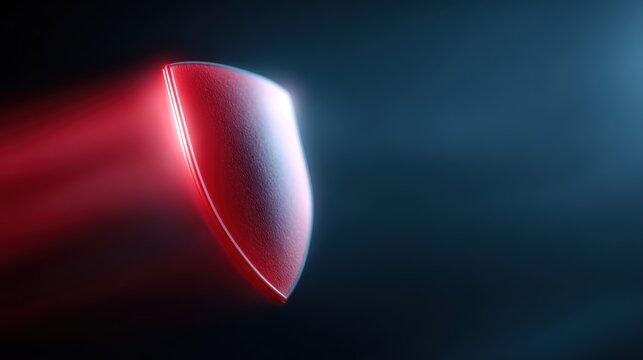 cyber security firewall digital shield glowing interface concept