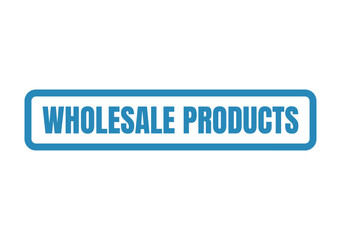 Fototapeta premium Professional wholesale products commercial sign for business distribution and bulk purchasing services in industrial and retail trade sectors