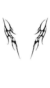 Cybersigilism tattoo tribal design