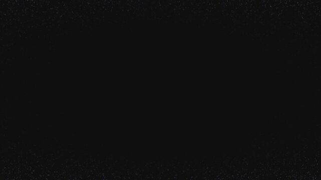 Minimal dark film texture with subtle horizontal static lines and slight noise at the top and bottom for video editing