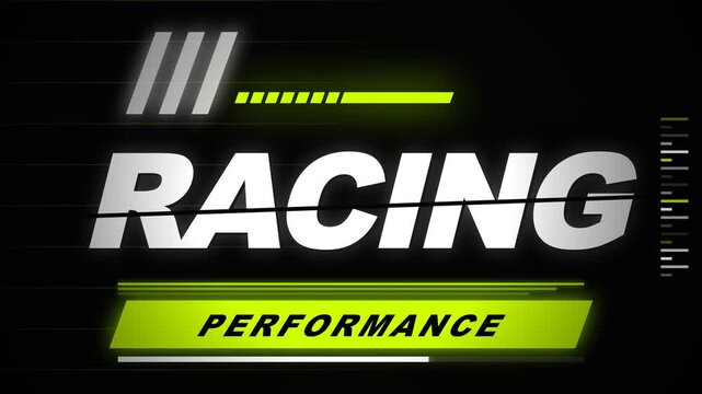 Intense Racing Performance Footage Showcasing Speed and Precision.
