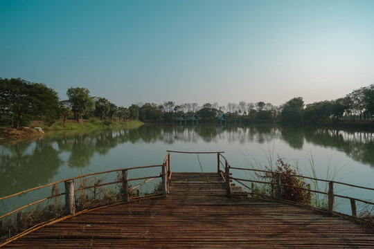 Serene reflection of nature tranquil lake landscape photography calm environment