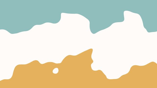 pastel colored waveform changing motion graphic video