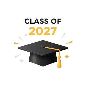 A graduation cap illustration representing a future academic year celebration