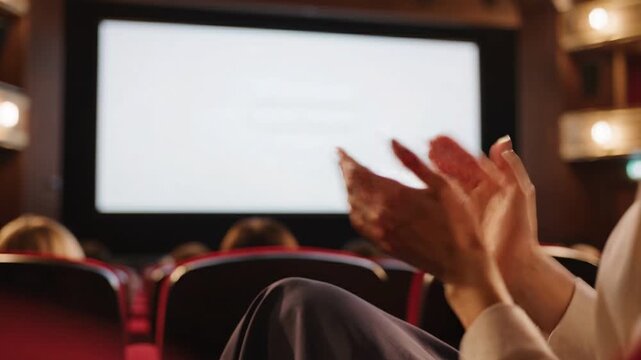 Clapping at movie end