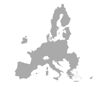 Karte der Europ&auml;ischen Union