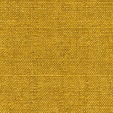 A square square texture of woven fabric with a mustard yellow pattern on the background, a plain canvas wallpaper wall, and a seamless pattern.