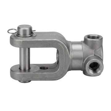 Hydraulic Clevis Metal Connector with Threaded Ports