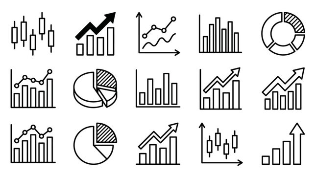 Box line icon set. Delivery, package, packing, boxes, shipping, container, gift - stock vector.