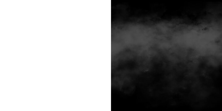 smoke particles isolated on transparent white background. sandstorm smog sand dust explosion rising. Design elements for Compositing, covering, overlay, PNG