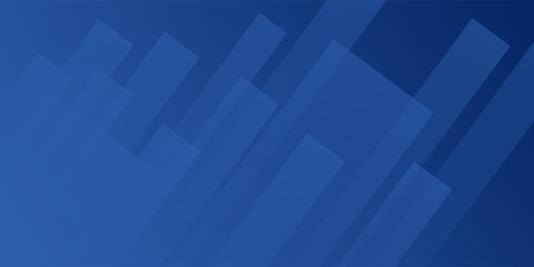 Obraz premium Minimal blue banner geometric shapes abstract modern background design. Design for poster, template on web, backdrop, banner, brochure, website, flyer, landing page, presentation, and webinar