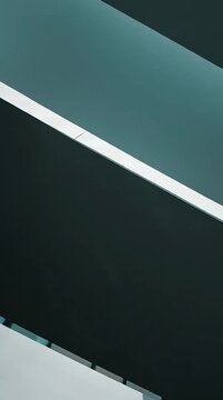 Architectural lines forming a symmetrical composition, highlighting clean structure and precise geometric balance, created with Generative AI.