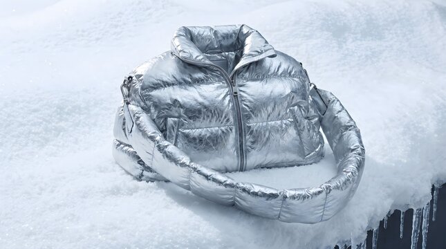 High Fashion Tactile Accessory Photography Isolated on Iceland