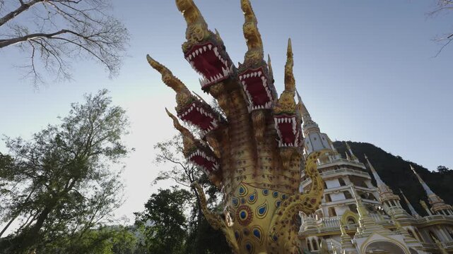 5 headed Naga at Tiger cave temple