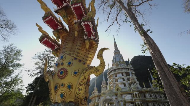 Naga and Tiger cave temple in Krabi