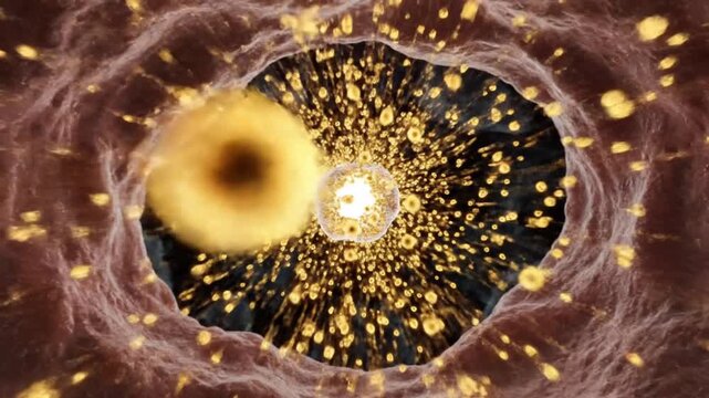 Histamine Burst Mast Cell Explosion Bio-fireworks Degranulation