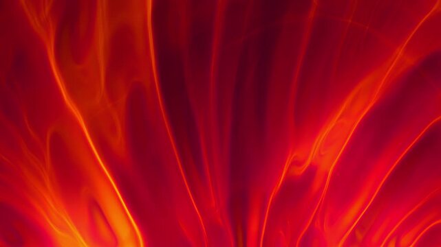 Abstract fire waves red energy video loop glowing liquid flames 4k background