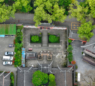 Aerial photography of Huayan Temple in Jiulongpo District, Chongqing