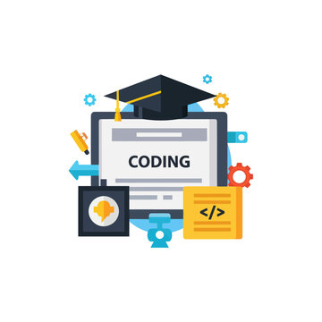 Coding education and programming skills.