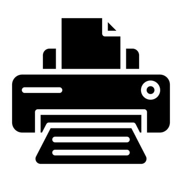 Vector Design Printer Icon Style