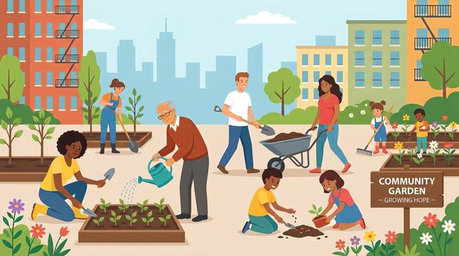 Community Garden: Cultivating Hope and Togetherness in Urban Spaces Sustainable Gardening